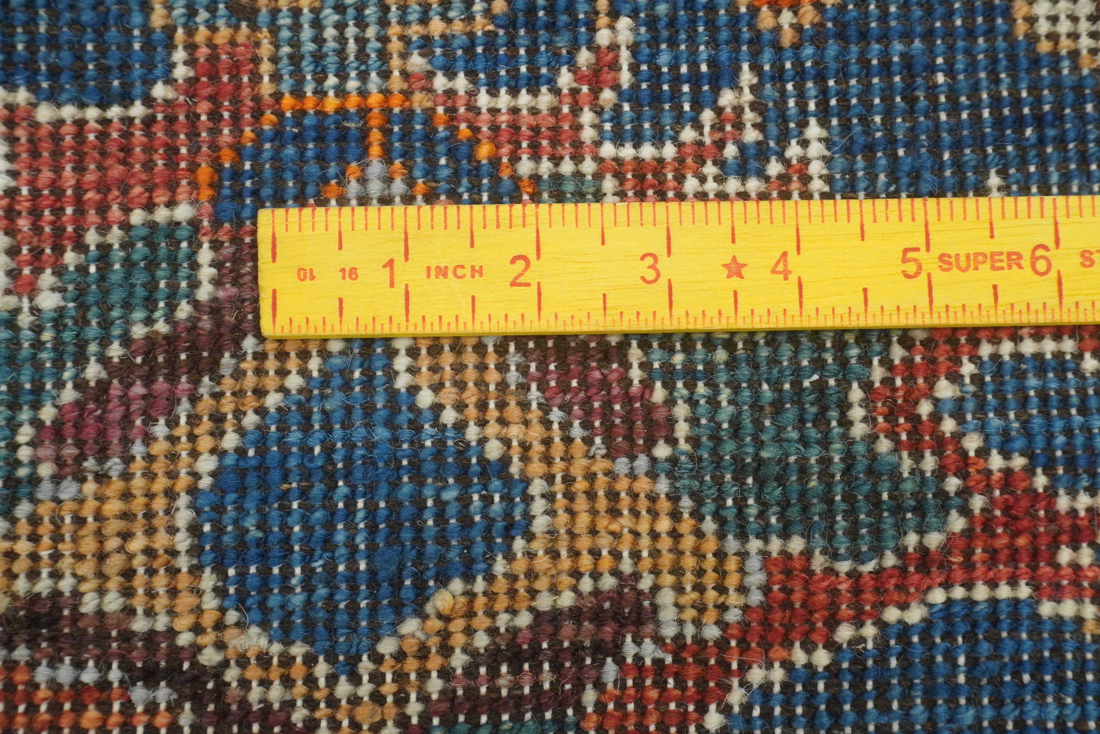 6x9 Gray Oushak Hand-Knotted Wool Oriental Rug - Yildiz Rugs