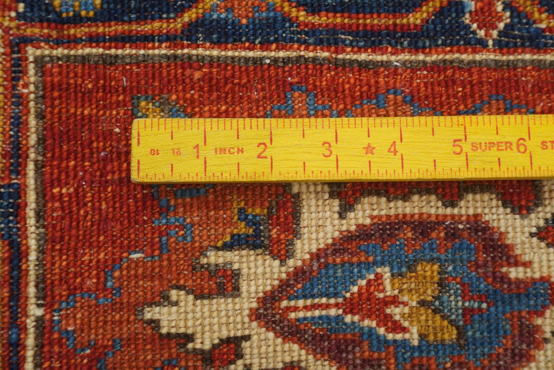 4x6 Red Bidjar Afghan hand knotted Oriental Rug