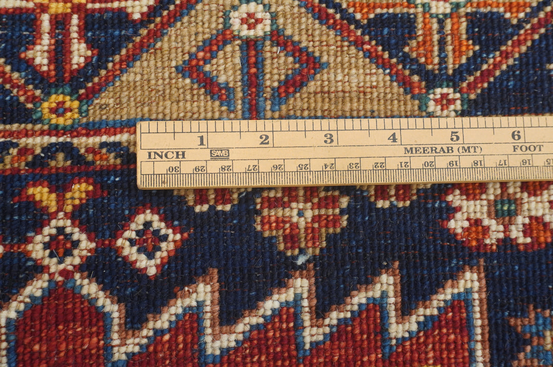 10 ft Navy Blue Baluch Afghan Handmade Runner Rug