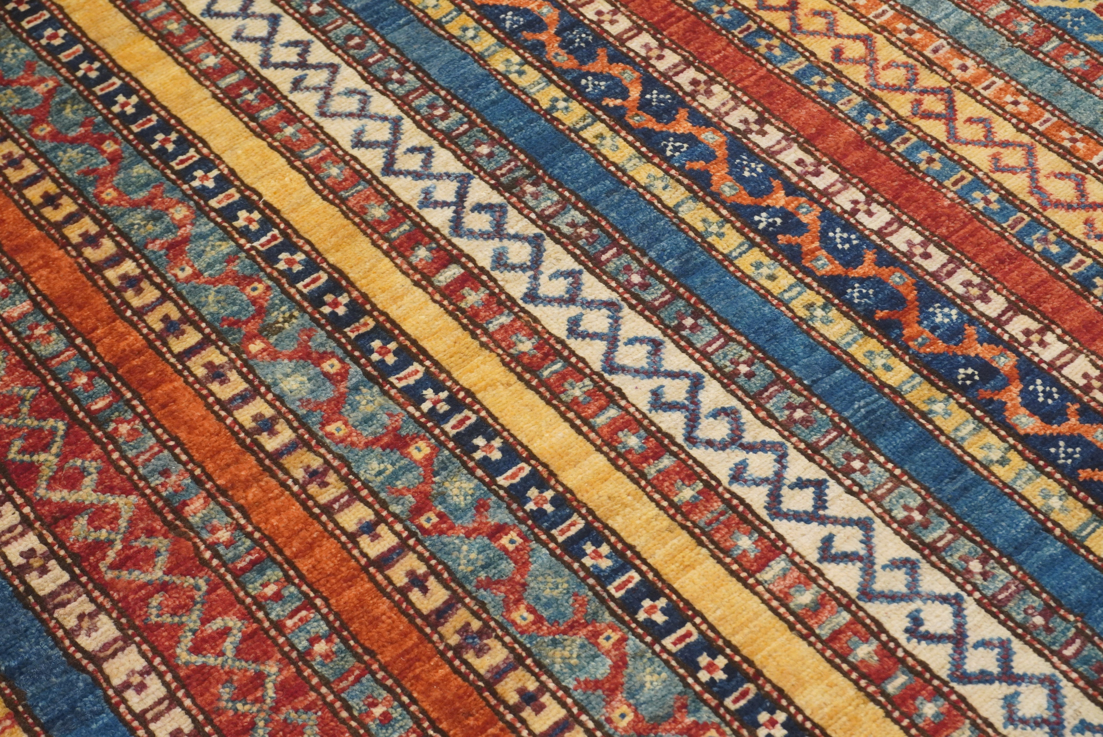 4'x6'6" Red Shawl Hand Knotted Tribal Wool Rug - Yildiz Rugs