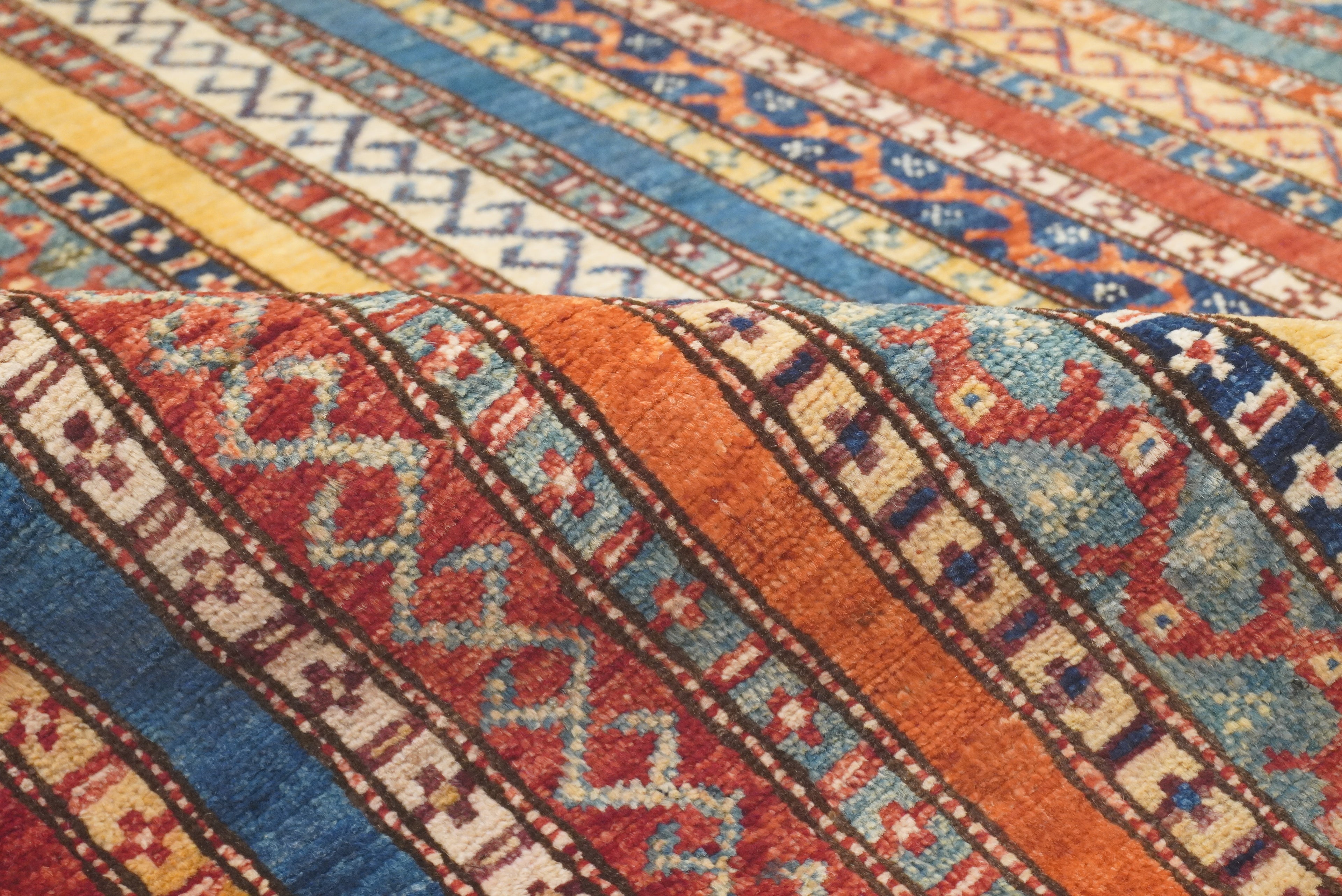 4'x6'6" Red Shawl Hand Knotted Tribal Wool Rug - Yildiz Rugs