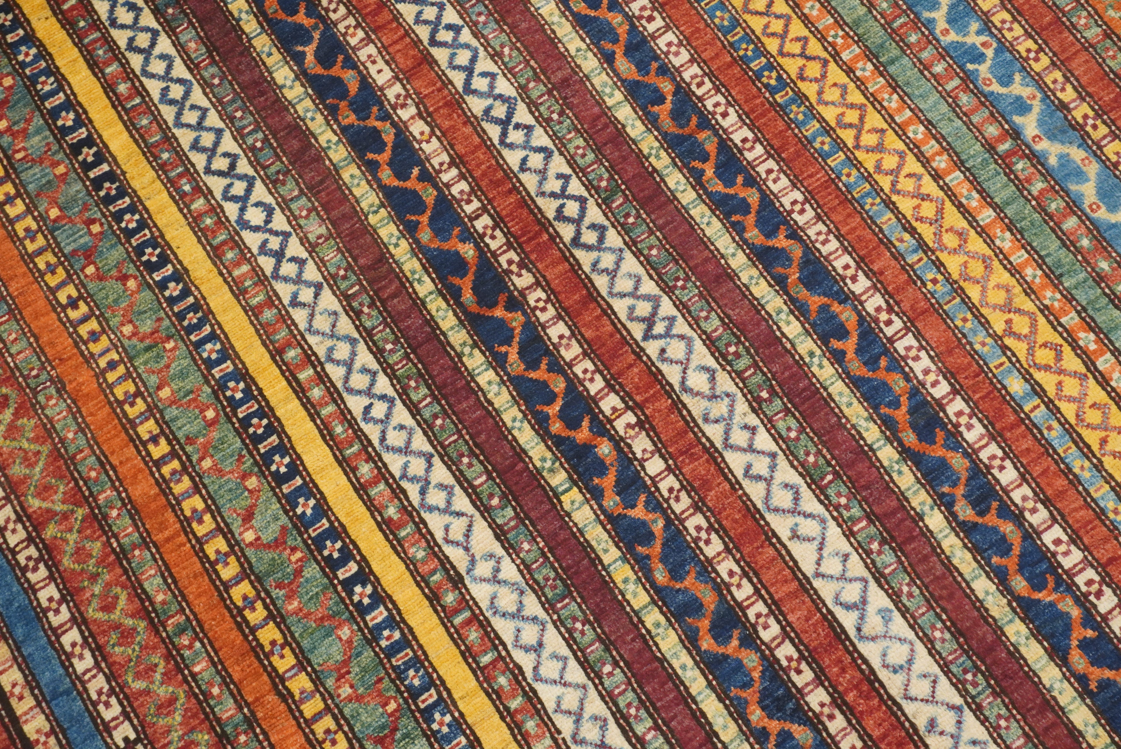 5x7 Red Shawl Hand Knotted Tribal Wool Rug - Yildiz Rugs