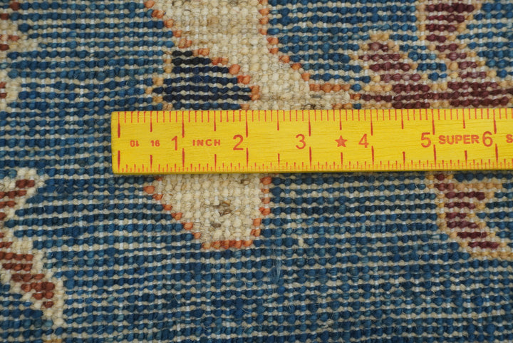 9x12 Blue Oushak Hand knotted Oriental Rug - Yildiz Rugs