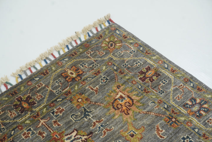 3x4 Gray Waziri Afghan Hand knotted Oriental Rug - Yildiz Rugs