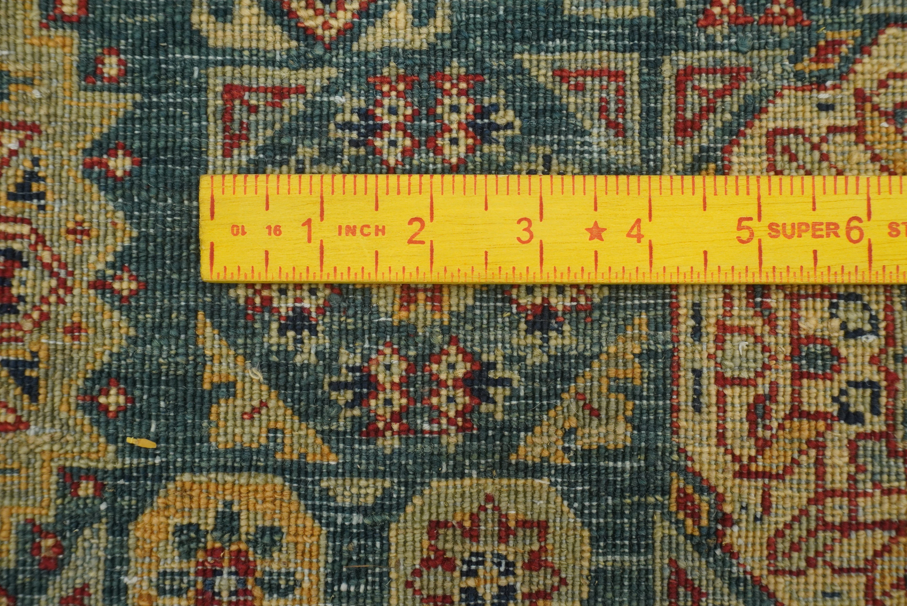 3x4 ft Green Mamluk Hand knotted Rug - Yildiz Rugs