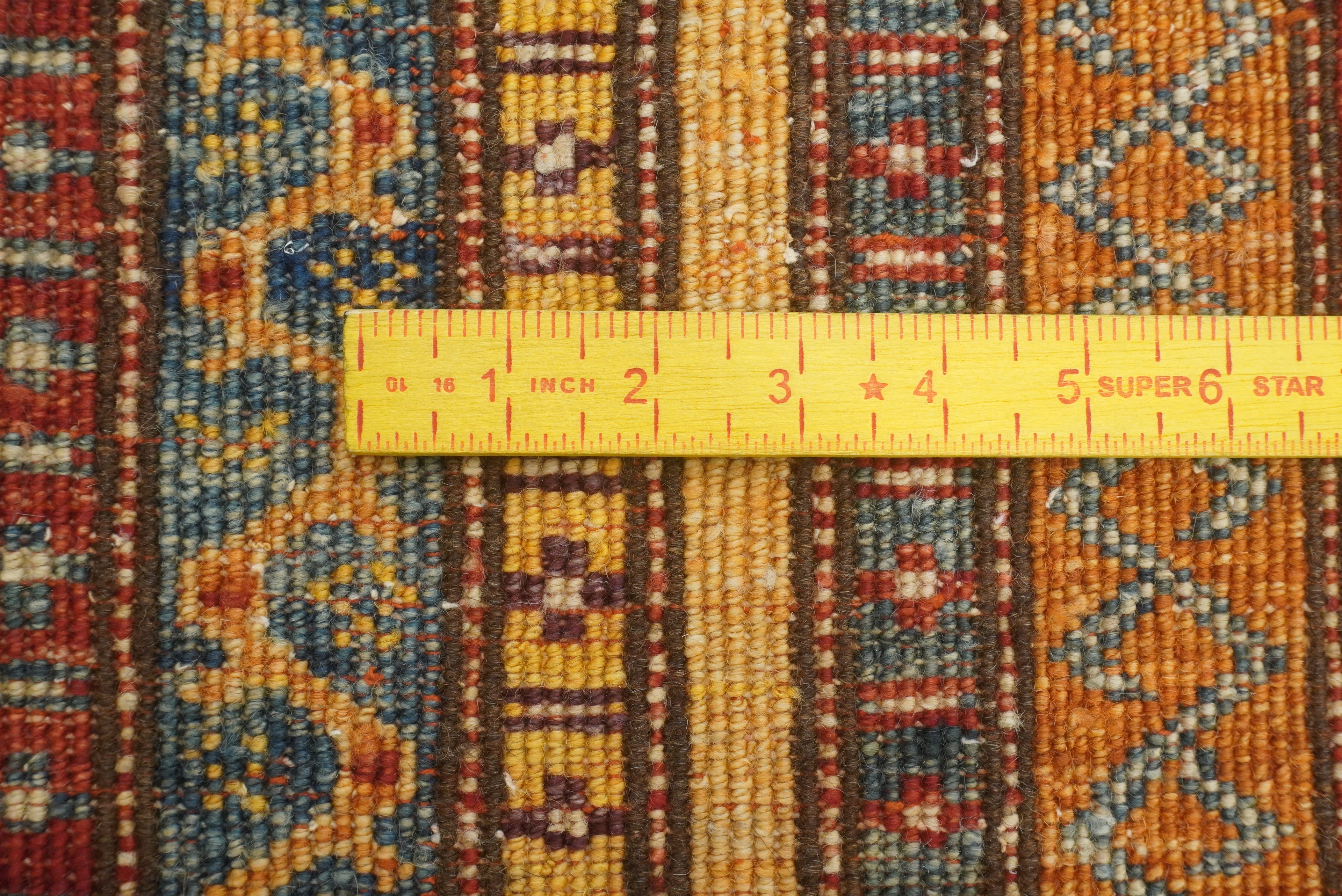 5x7 Red Shawl Hand Knotted Tribal Wool Rug - Yildiz Rugs