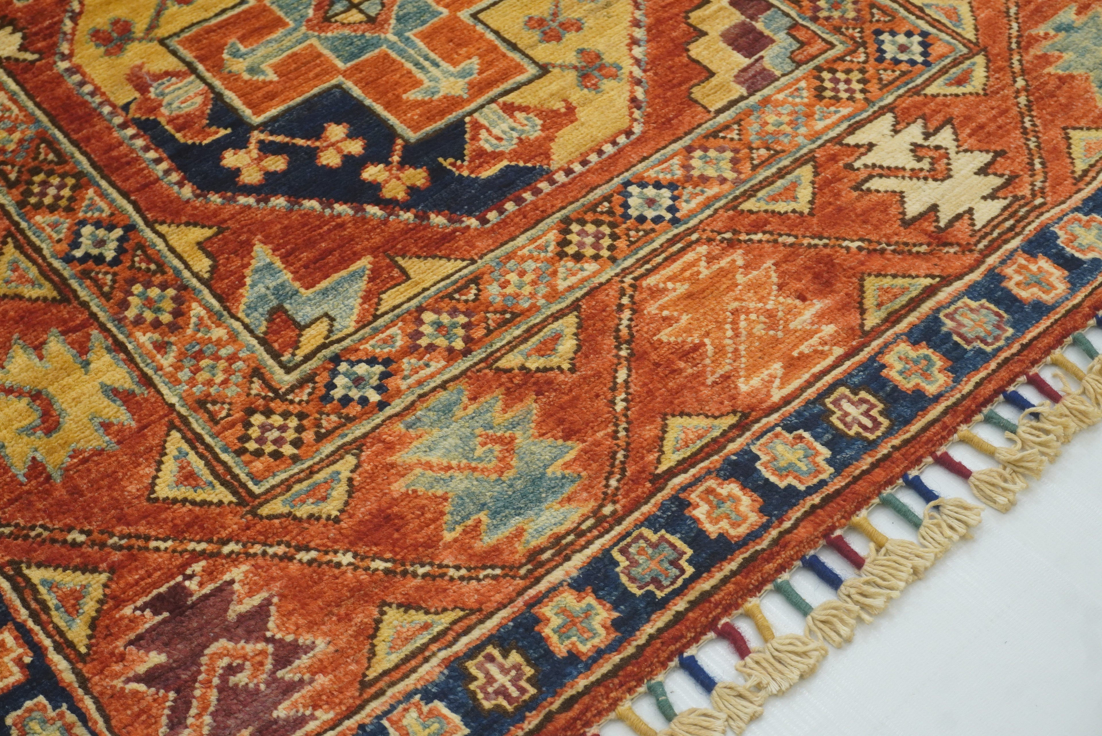3x4 Red Ersari Hand Knotted Afghan Oriental Rug - Yildiz Rugs