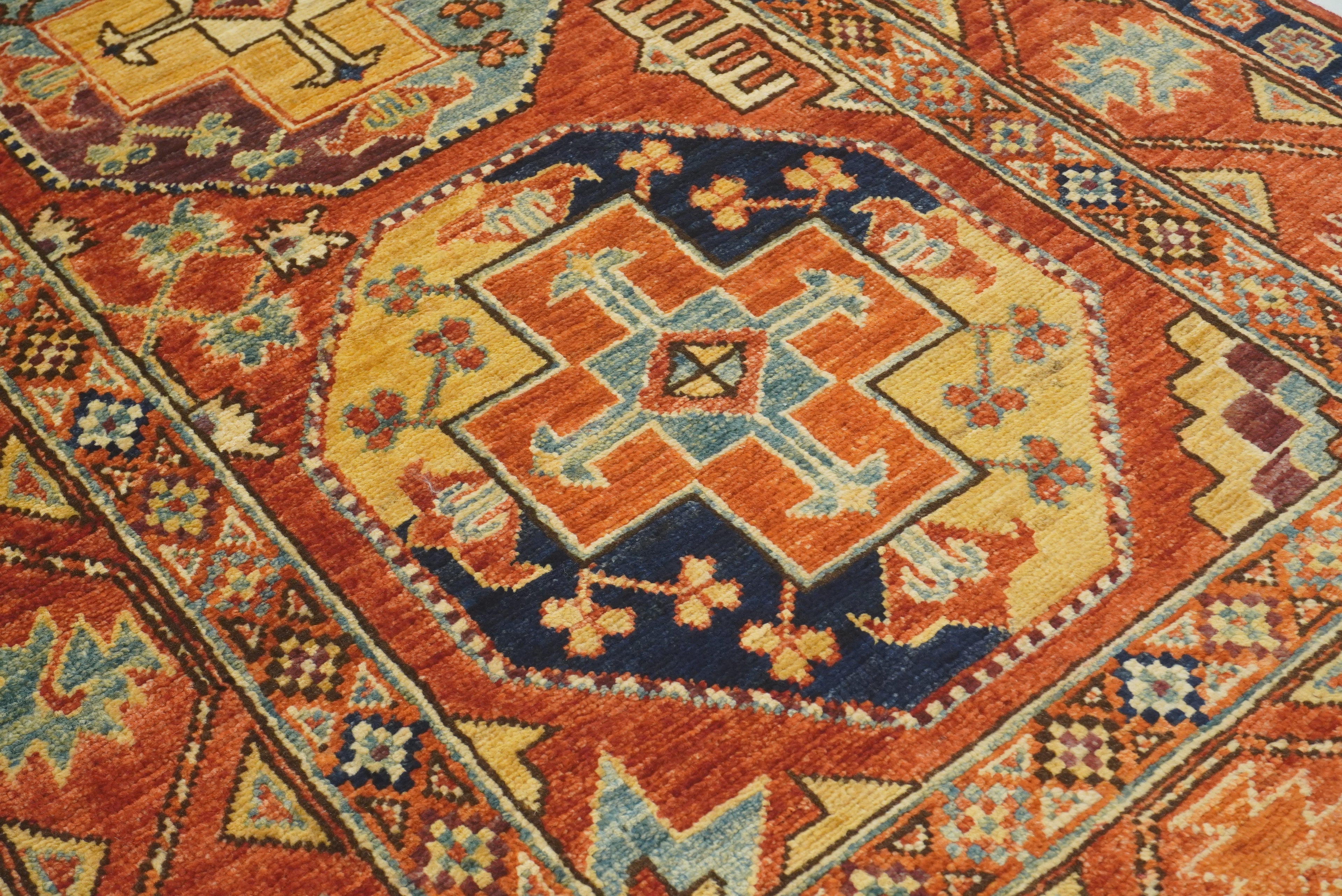3x4 Red Ersari Hand Knotted Afghan Oriental Rug - Yildiz Rugs