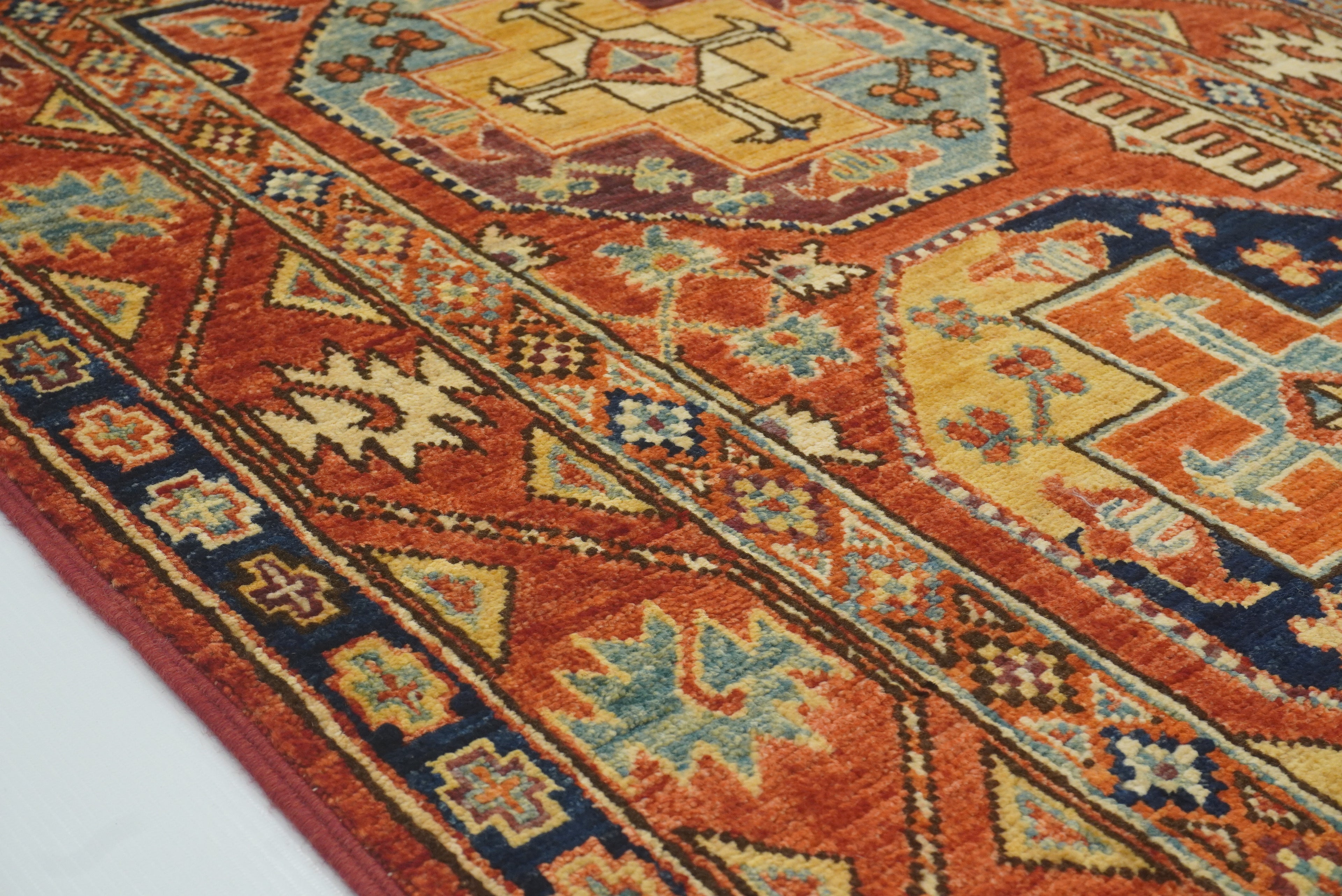 3x4 Red Ersari Hand Knotted Afghan Oriental Rug - Yildiz Rugs