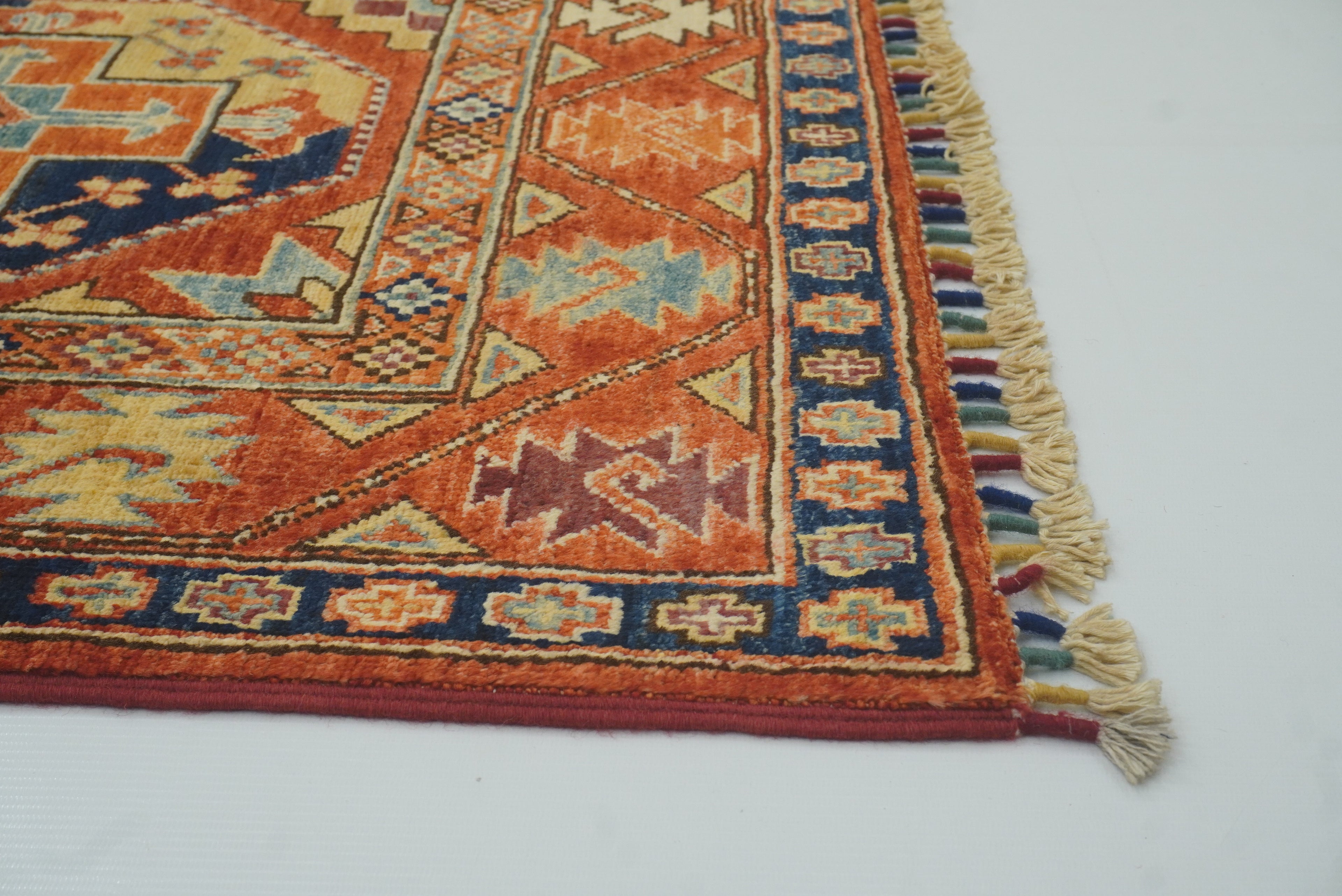 3x4 Red Ersari Hand Knotted Afghan Oriental Rug - Yildiz Rugs