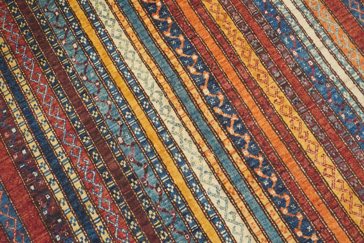 4x6 Red Shawl Hand Knotted Tribal Rug - Yildiz Rugs
