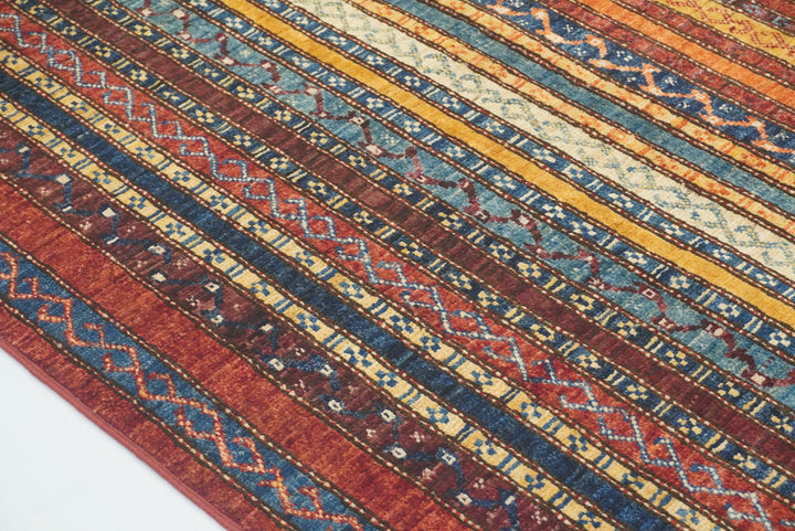4x6 Red Shawl Hand Knotted Tribal Rug - Yildiz Rugs