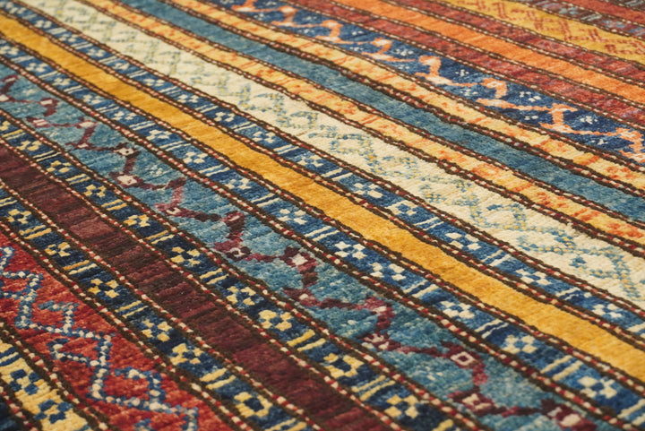 4x6 Red Shawl Hand Knotted Tribal Rug - Yildiz Rugs