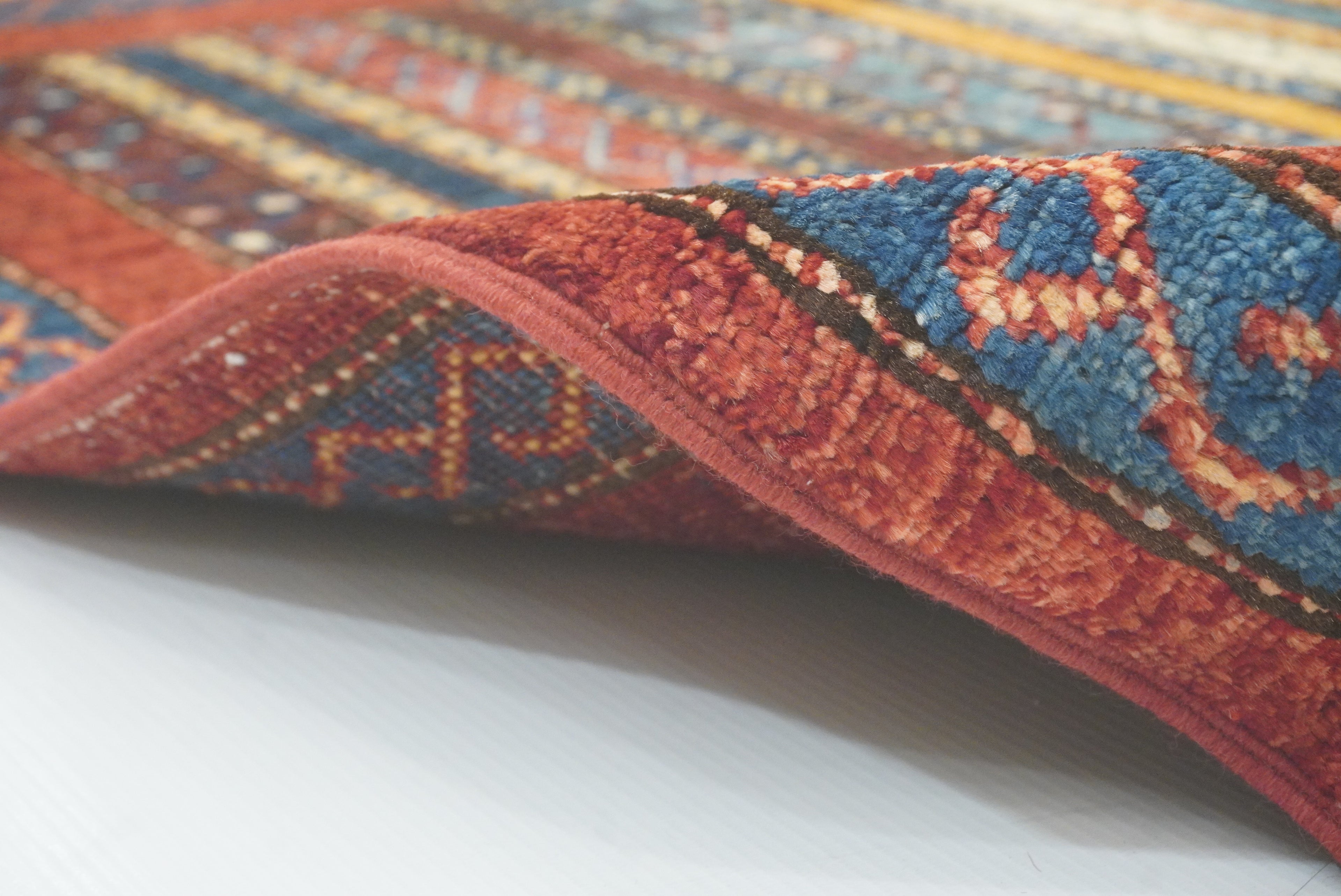 4x6 Red Shawl Hand Knotted Tribal Rug - Yildiz Rugs