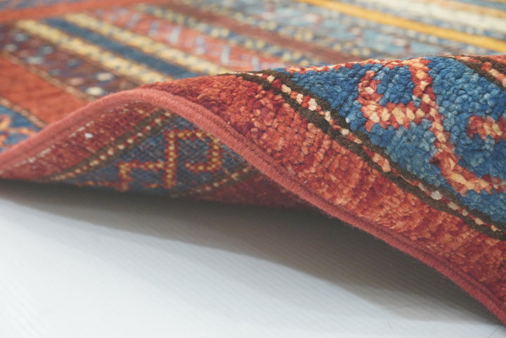 4x6 Red Shawl Hand Knotted Tribal Rug - Yildiz Rugs