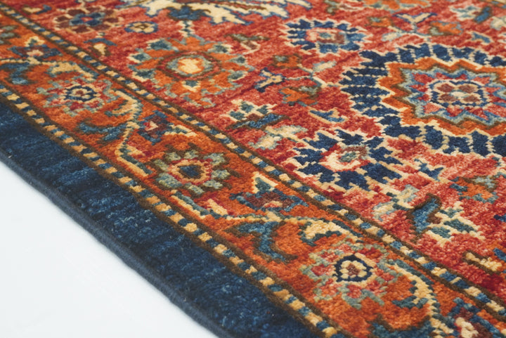10x14 Navy Blue Hereke Hand Knotted Oriental Rug - Yildiz Rugs