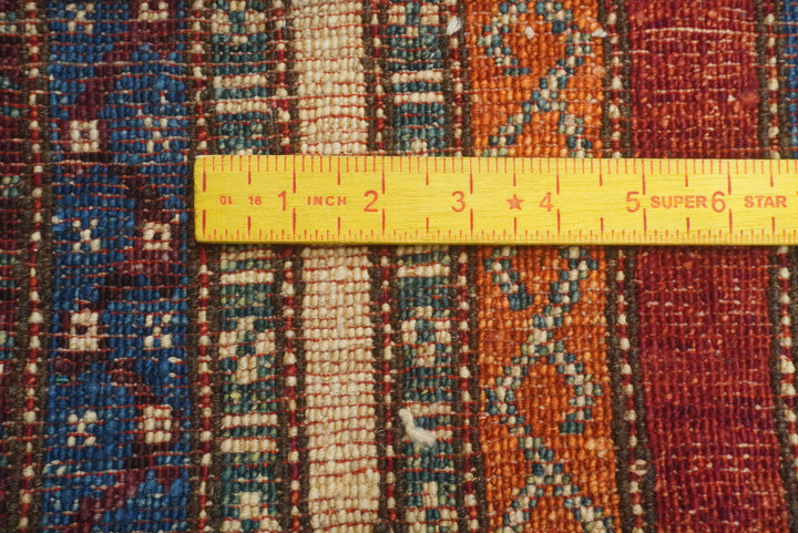 4x6 Red Shawl Hand Knotted Tribal Rug - Yildiz Rugs