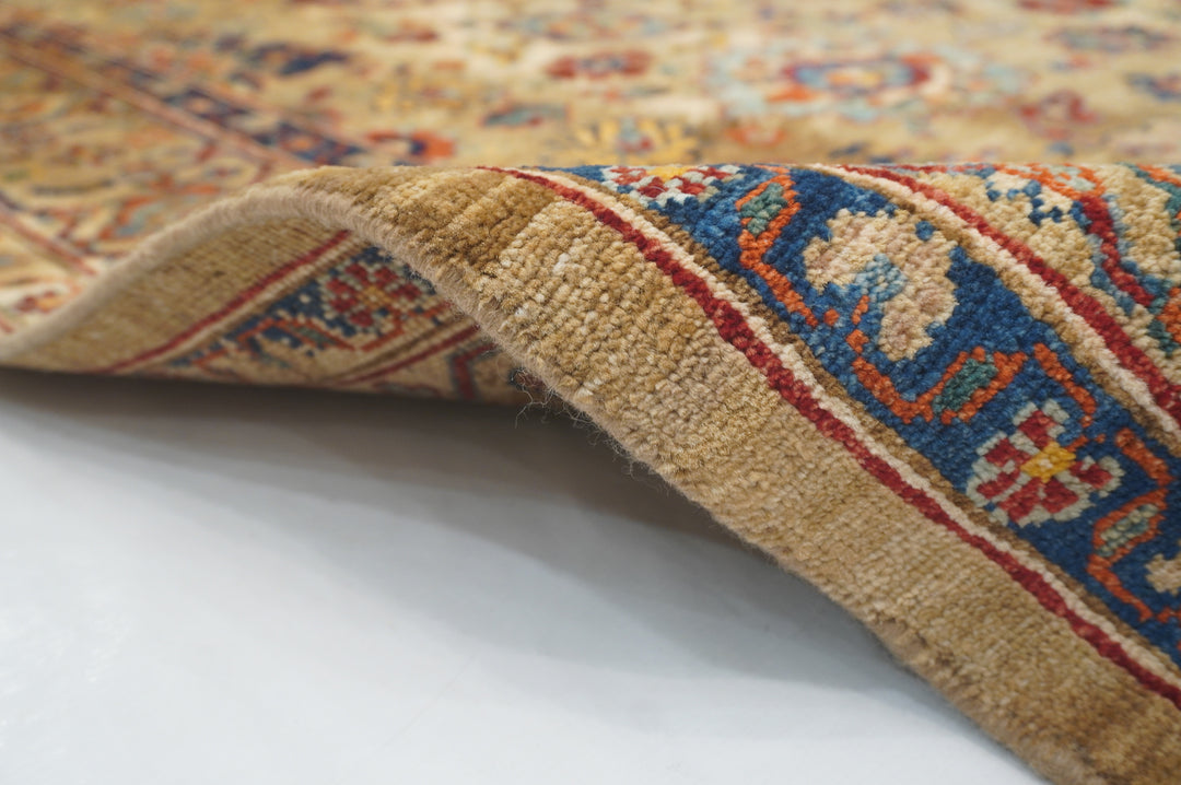 6x9 Brown Modern Bidjar Afghan Hand knotted Oriental Rug