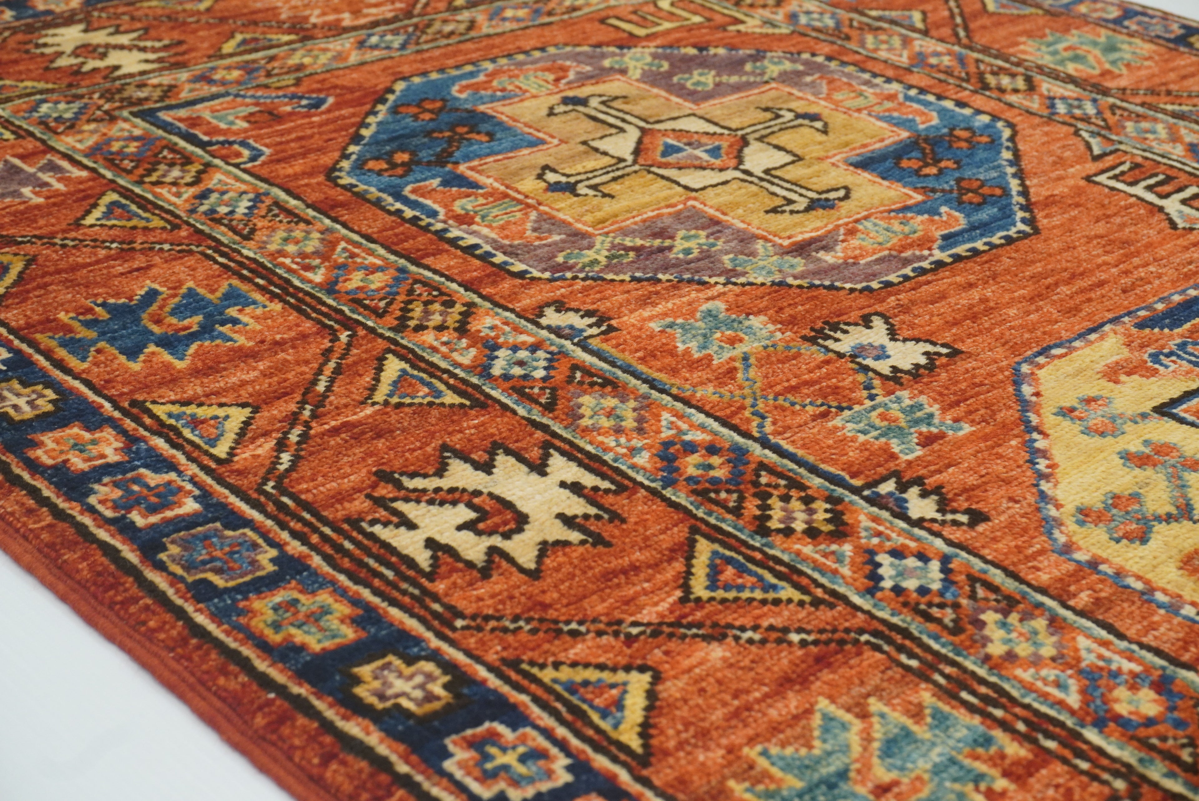 3x4 Red Ersari Hand Knotted Afghan Oriental Rug - Yildiz Rugs