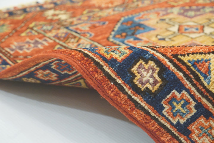 3x4 Red Ersari Hand Knotted Afghan Oriental Rug - Yildiz Rugs