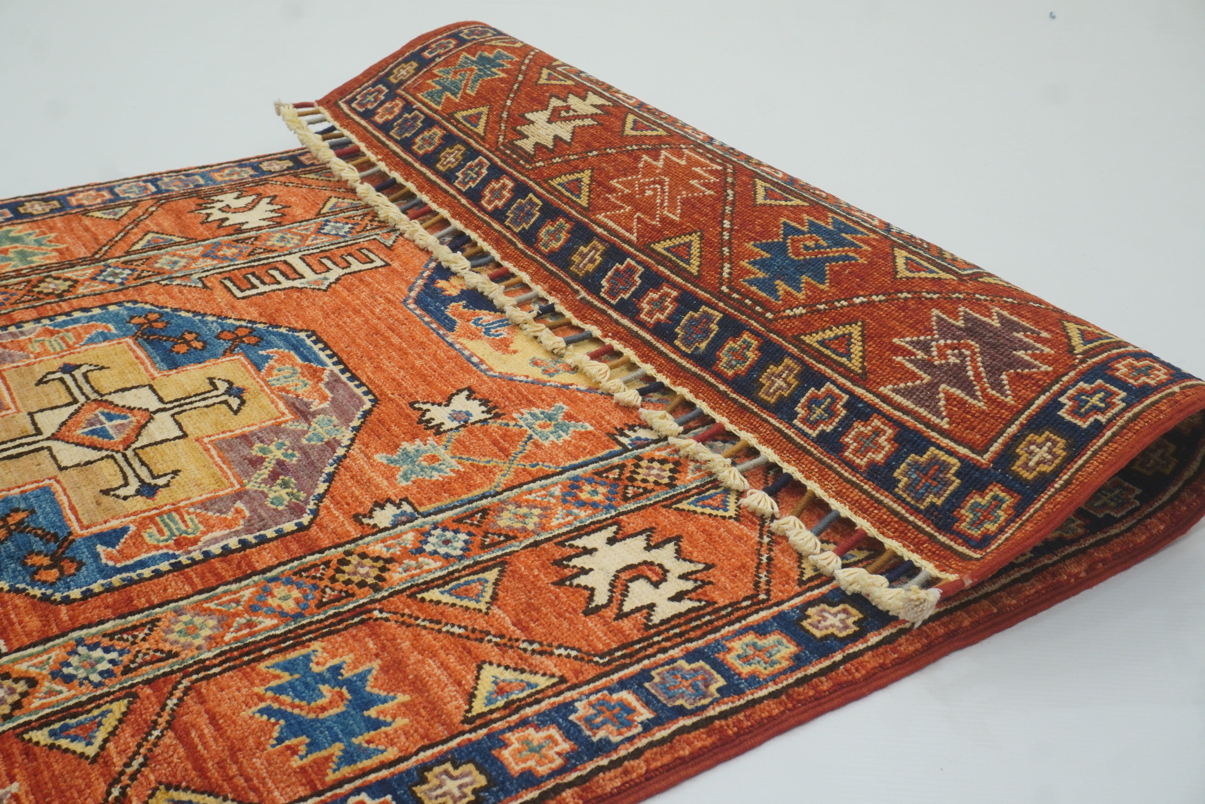 3x4 Red Ersari Hand Knotted Afghan Oriental Rug - Yildiz Rugs