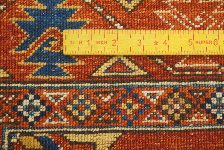 3x4 Red Ersari Hand Knotted Afghan Oriental Rug - Yildiz Rugs