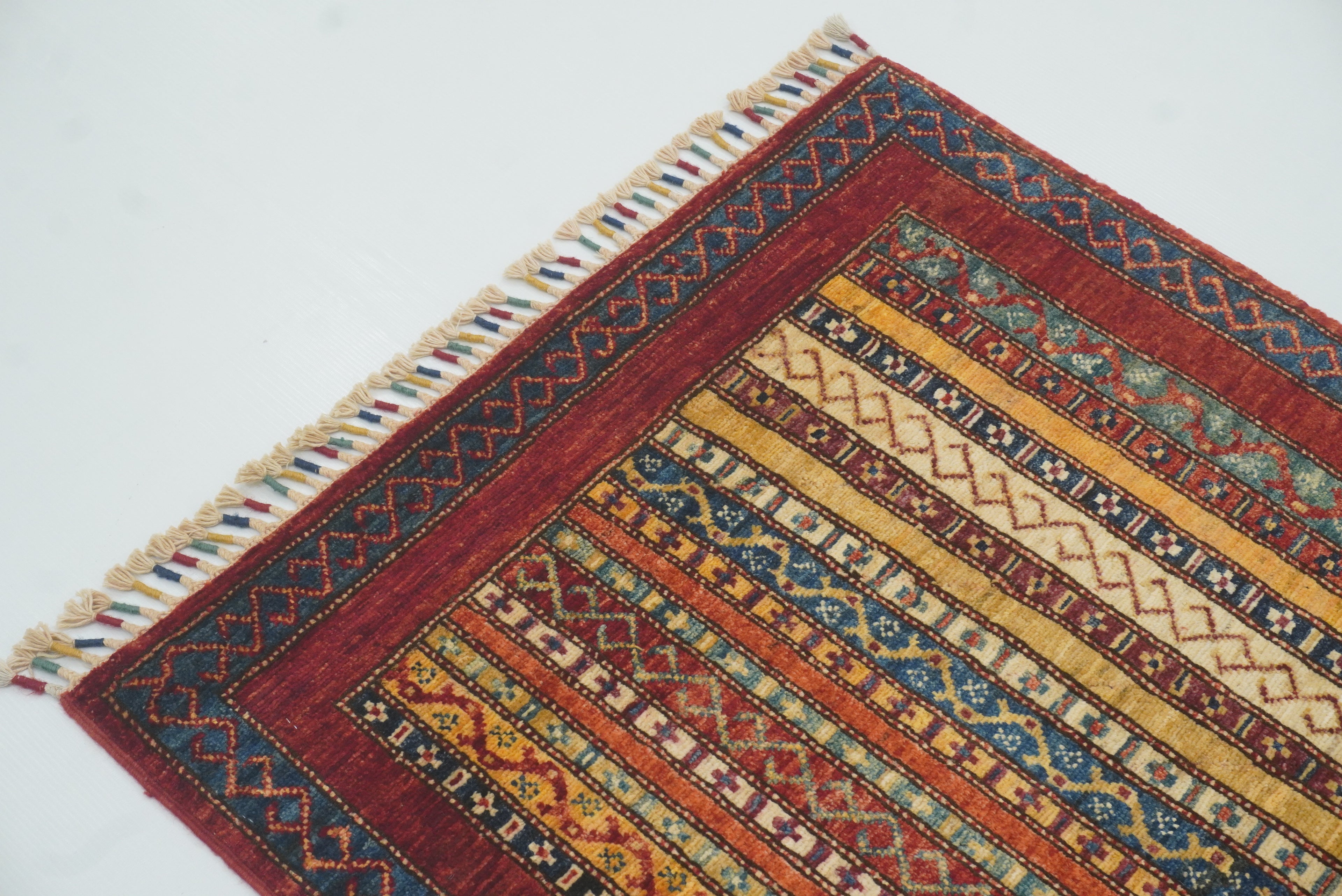 3x4 Red Turkish Style Hand knotted Rug - Yildiz Rugs