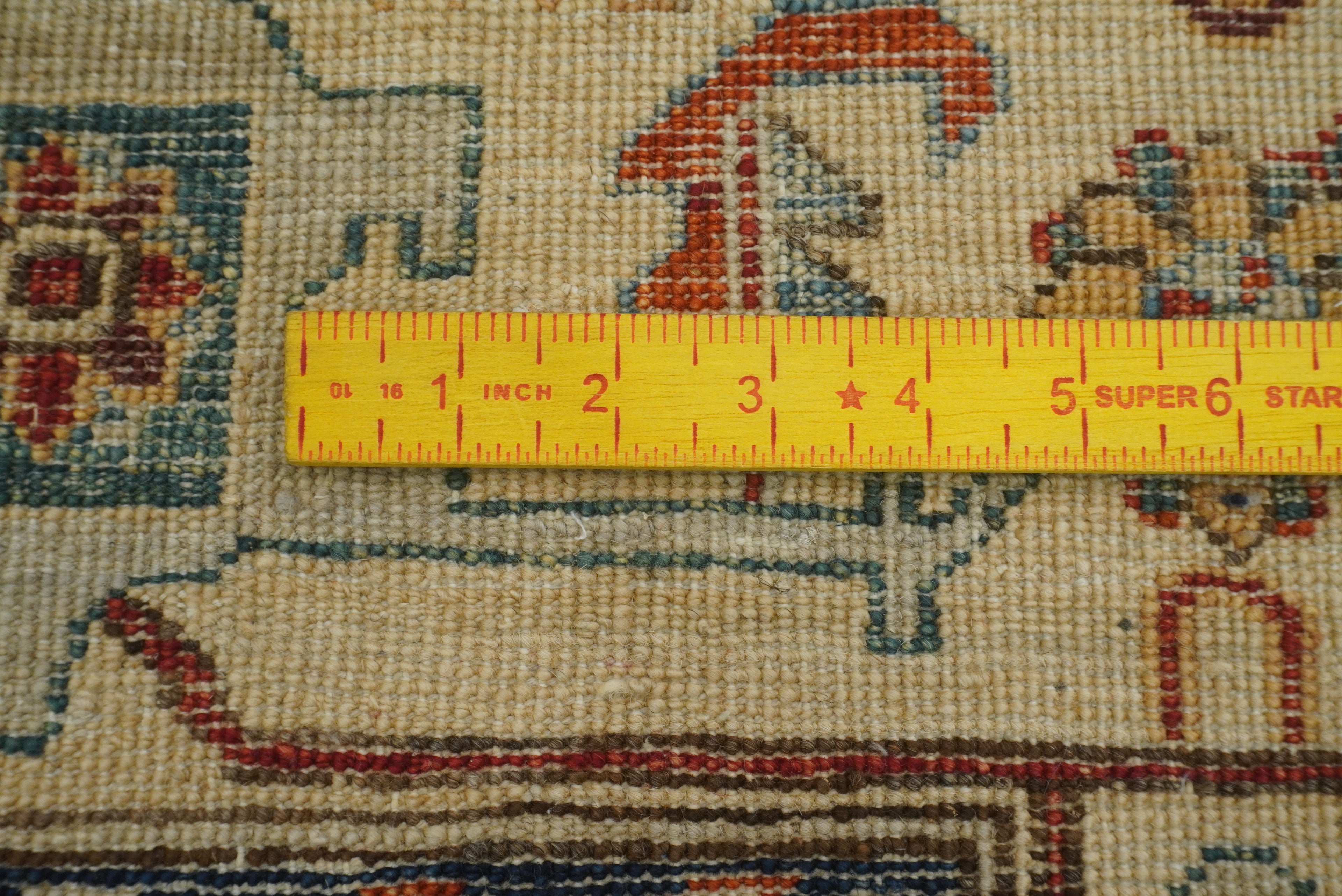 9x12 Blue Heriz Hand Knotted Afghan Oriental Rug - Yildiz Rugs