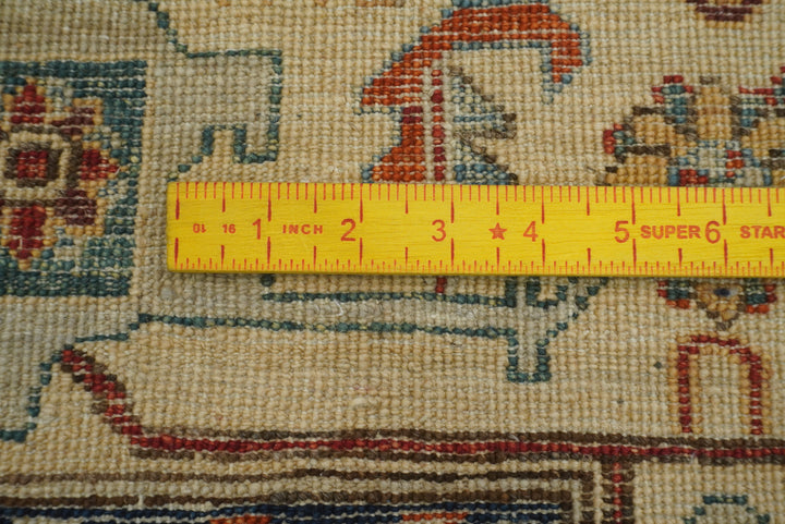 9x12 Blue Heriz Hand Knotted Afghan Oriental Rug - Yildiz Rugs