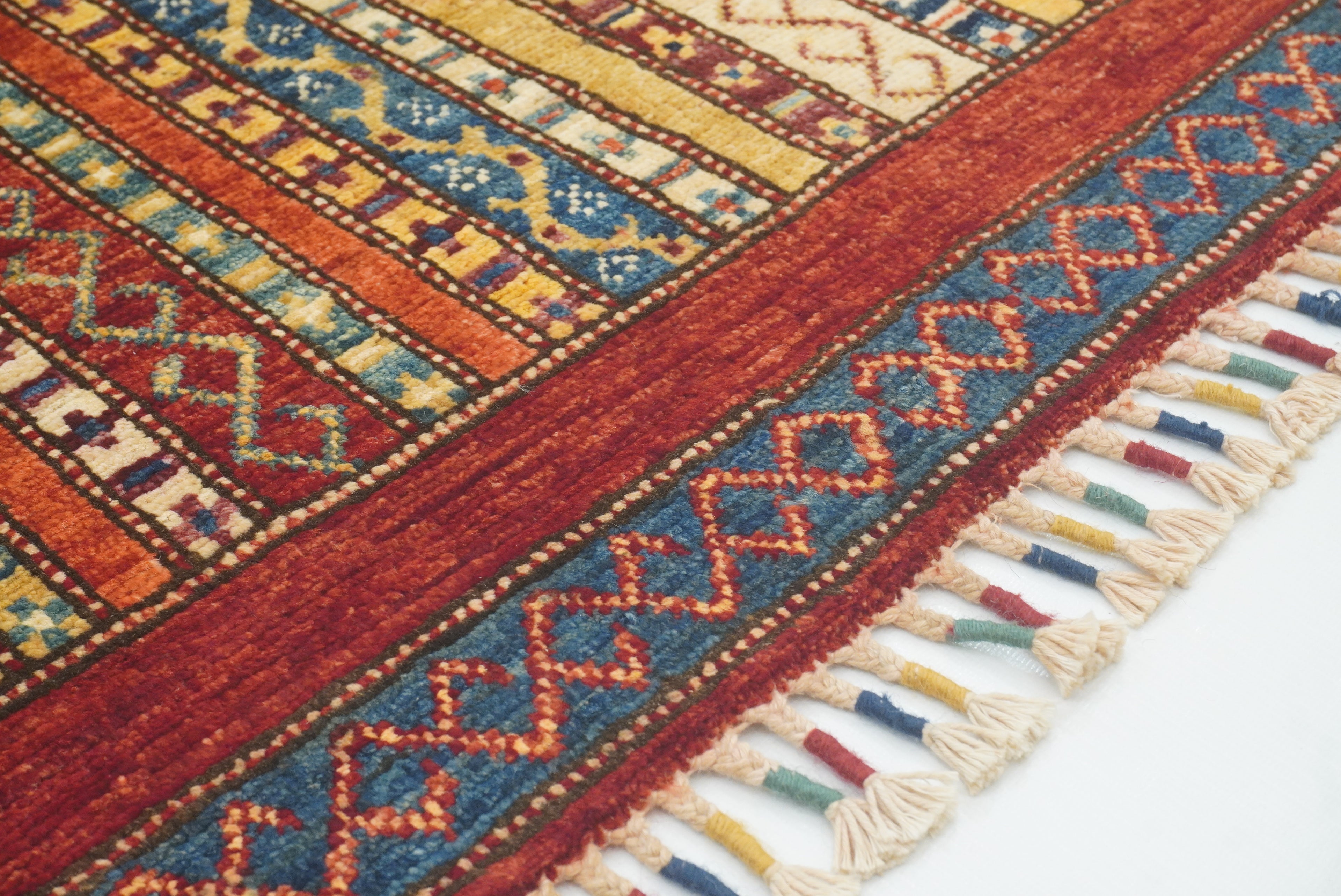 3x4 Red Turkish Style Hand knotted Rug - Yildiz Rugs