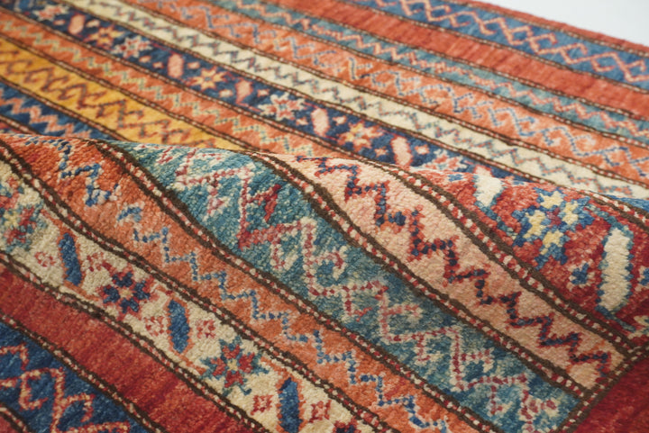 2'x6'7" Red Shawl Hand Knotted Wool Runner Rug - Yildiz Rugs