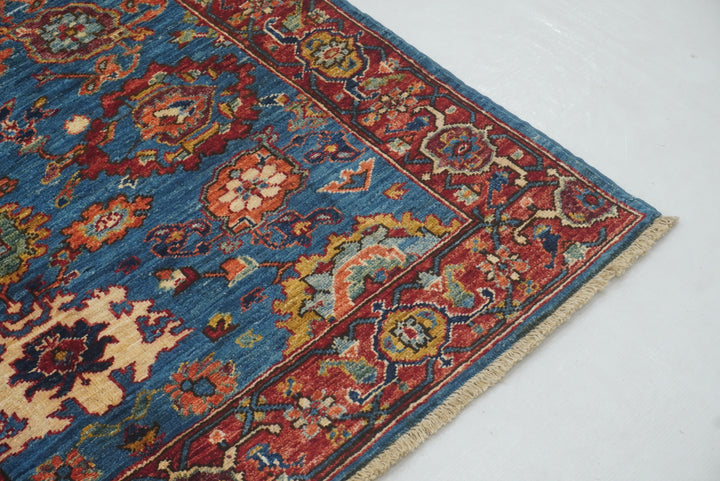 4x6 Dark Blue Bidjar Afghan hand knotted Oriental Rug