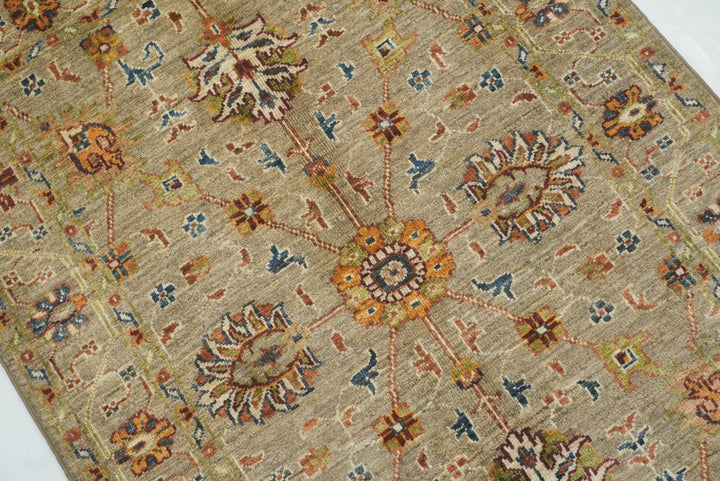 3x4 Brown Waziri Afghan Hand knotted Oriental Rug - Yildiz Rugs