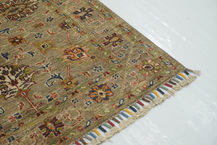 3x4 Brown Waziri Afghan Hand knotted Oriental Rug - Yildiz Rugs