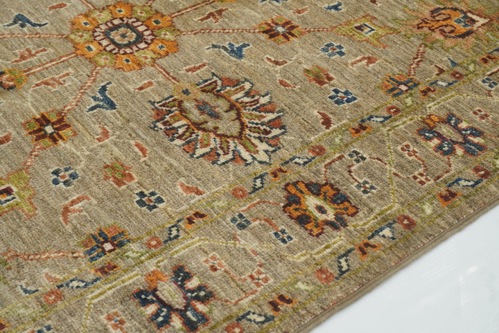 3x4 Brown Waziri Afghan Hand knotted Oriental Rug - Yildiz Rugs