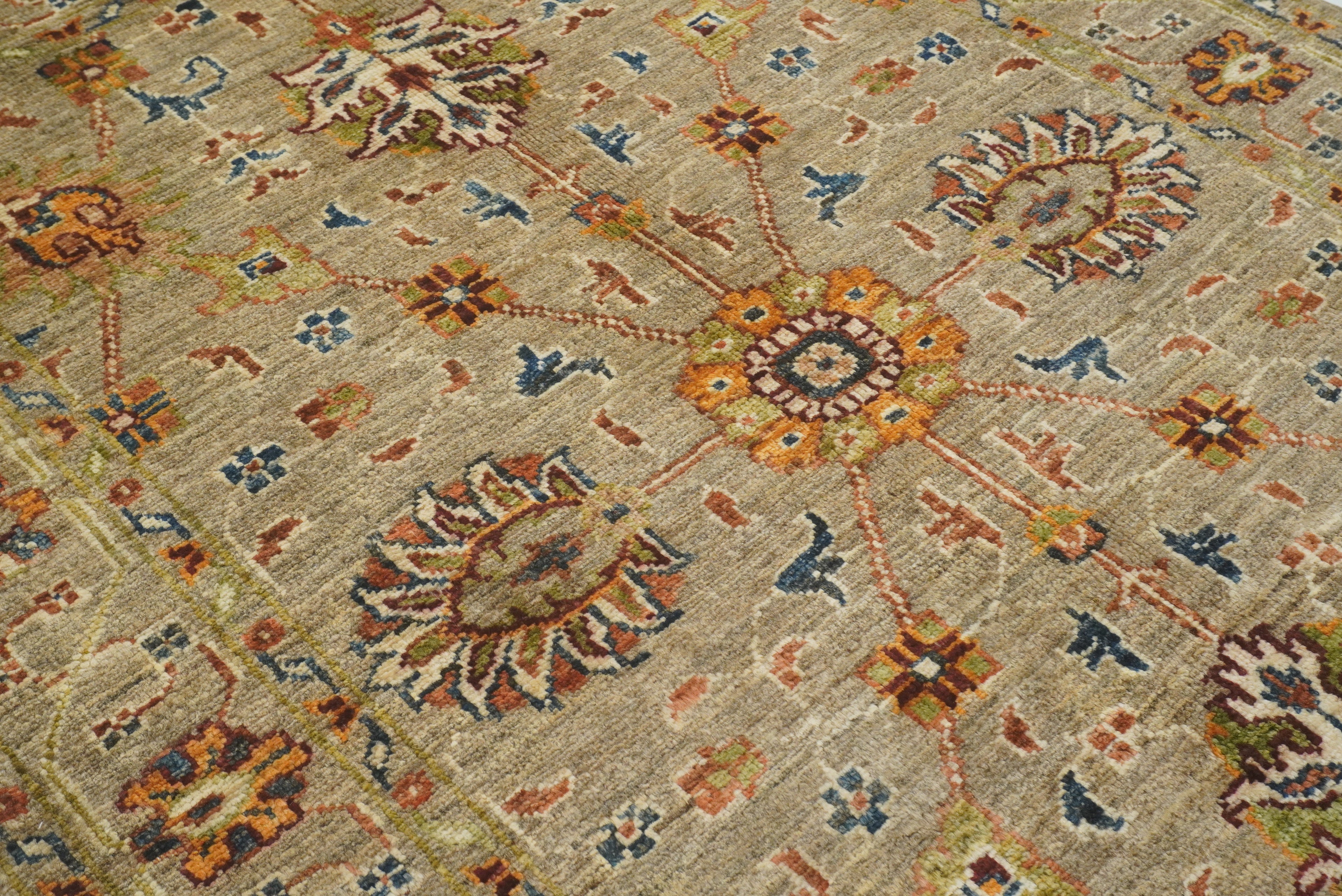 3x4 Brown Waziri Afghan Hand knotted Oriental Rug - Yildiz Rugs