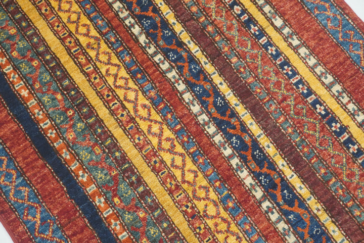 3x4 Red Turkish Style Hand knotted Rug - Yildiz Rugs