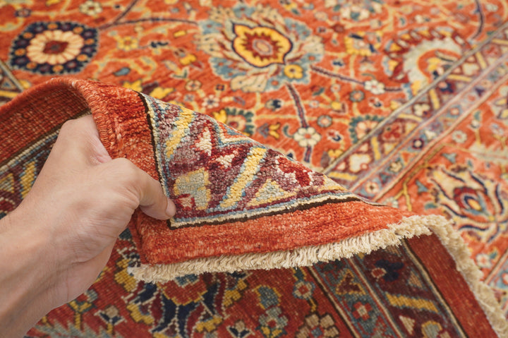 9x12 Rusty Red Bidjar Afghan Hand knotted Wool Oriental Rug