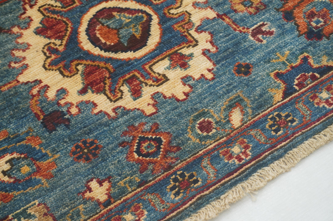 11 ft Blue Bidjar Afghan Hand knotted Oriental Runner Rug