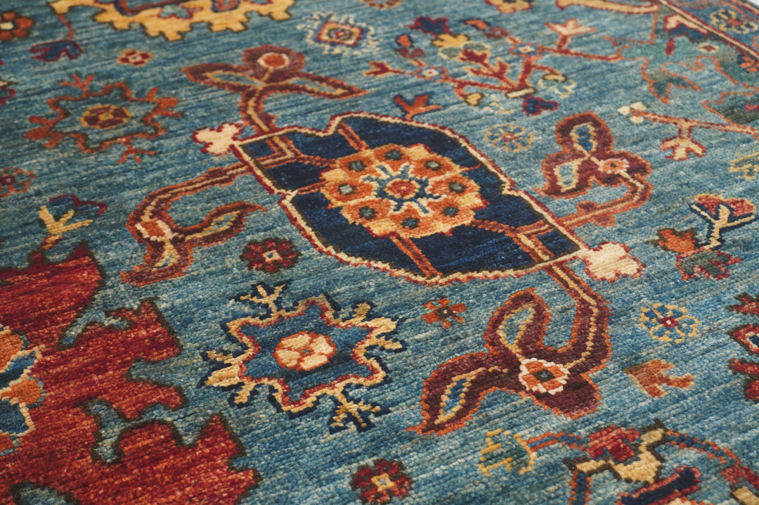 11 ft Blue Bidjar Afghan Hand knotted Oriental Runner Rug