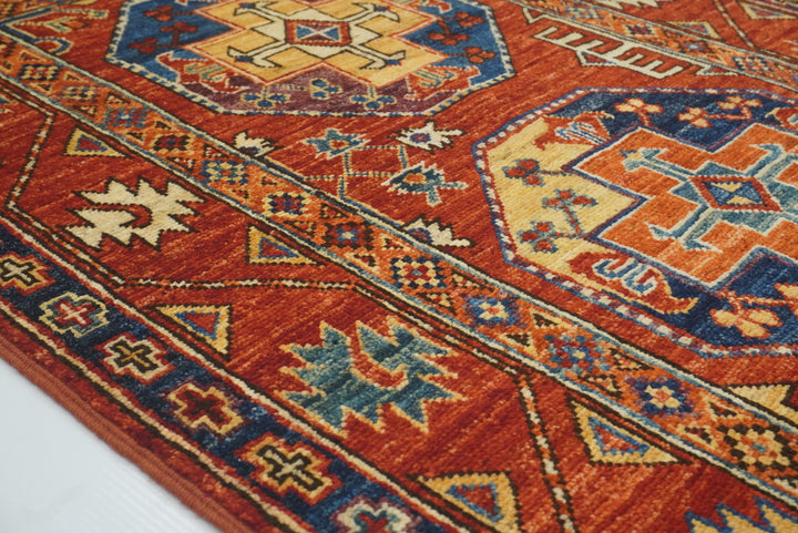 3x4 Red Ersari Hand Knotted Afghan Oriental Rug - Yildiz Rugs