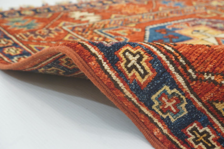 3x4 Red Ersari Hand Knotted Afghan Oriental Rug - Yildiz Rugs