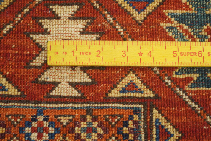 3x4 Red Ersari Hand Knotted Afghan Oriental Rug - Yildiz Rugs