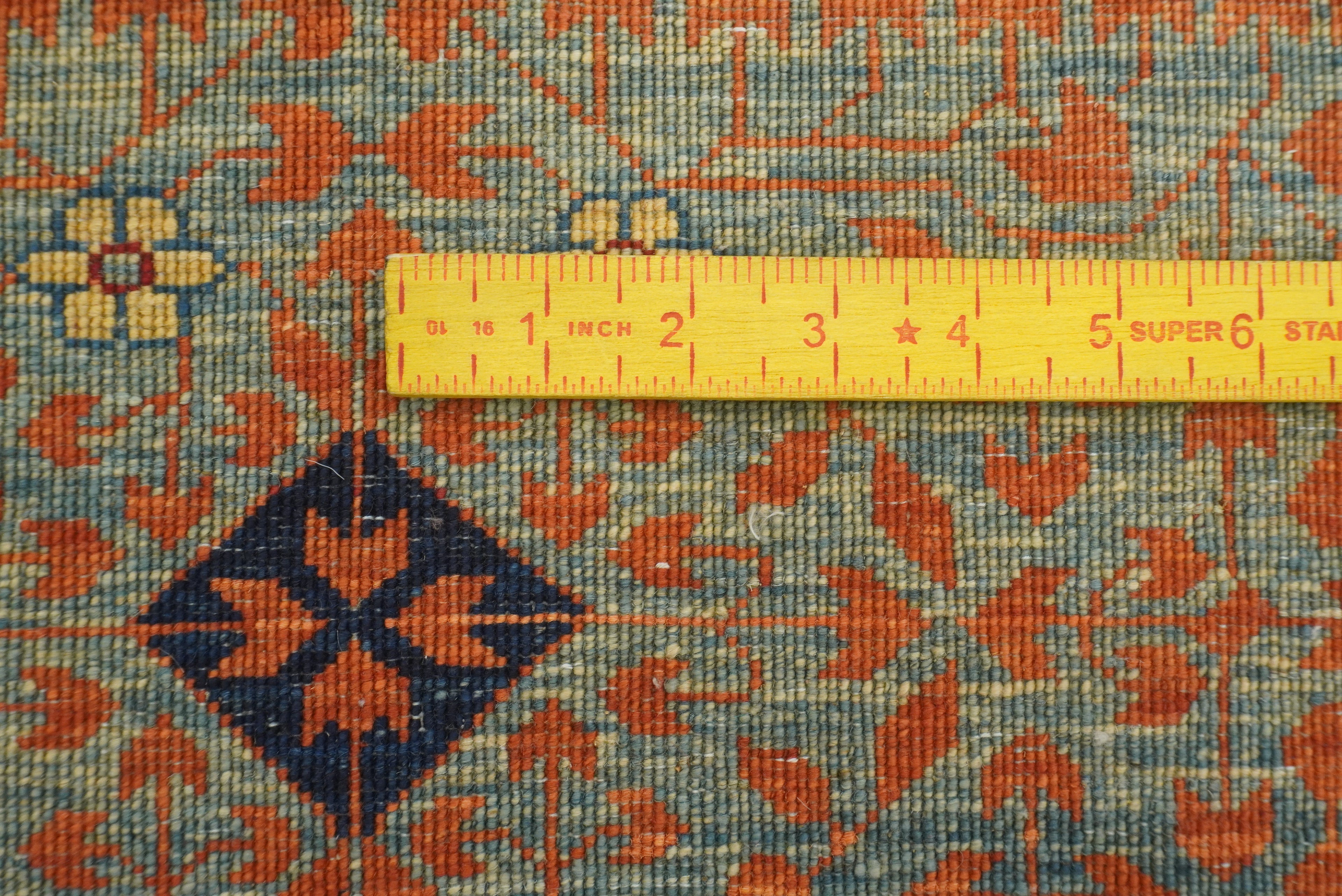 10x14 Rust Red Mamluk Turkish style Hand Knotted Medallion Rug - Yildiz Rugs