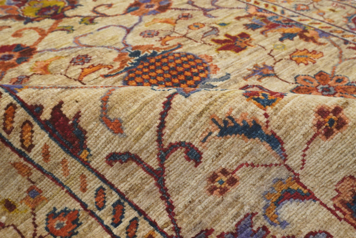 3x4 Beige Waziri Afghan Hand knotted Oriental Area Rug - Yildiz Rugs