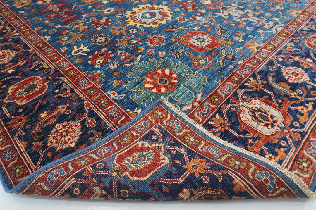 8x10 Dark Blue Bidjar Afghan Hand knotted Oriental Rug