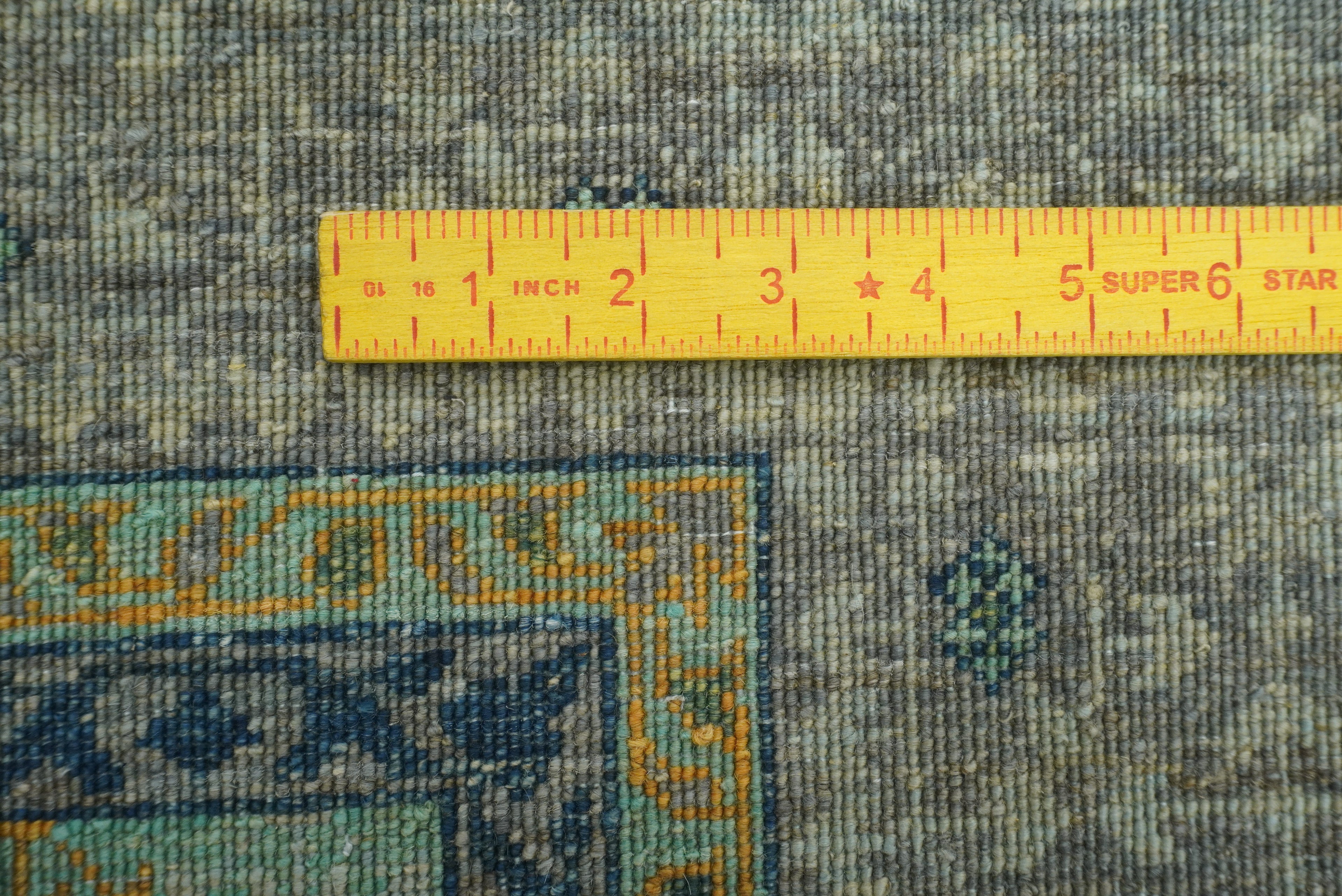 5x7 Gray Mamluk Hand knotted wool Turkish Rug - Yildiz Rugs