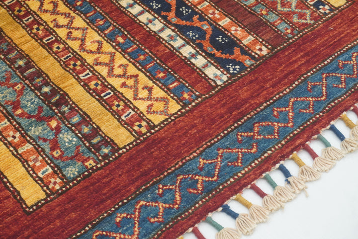 3x4 Red Area Turkish Style Hand knotted Rug - Yildiz Rugs