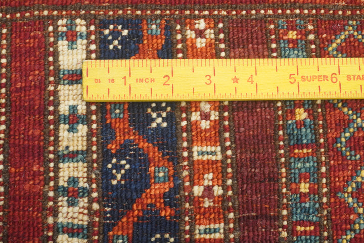 3x4 Red Area Turkish Style Hand knotted Rug - Yildiz Rugs