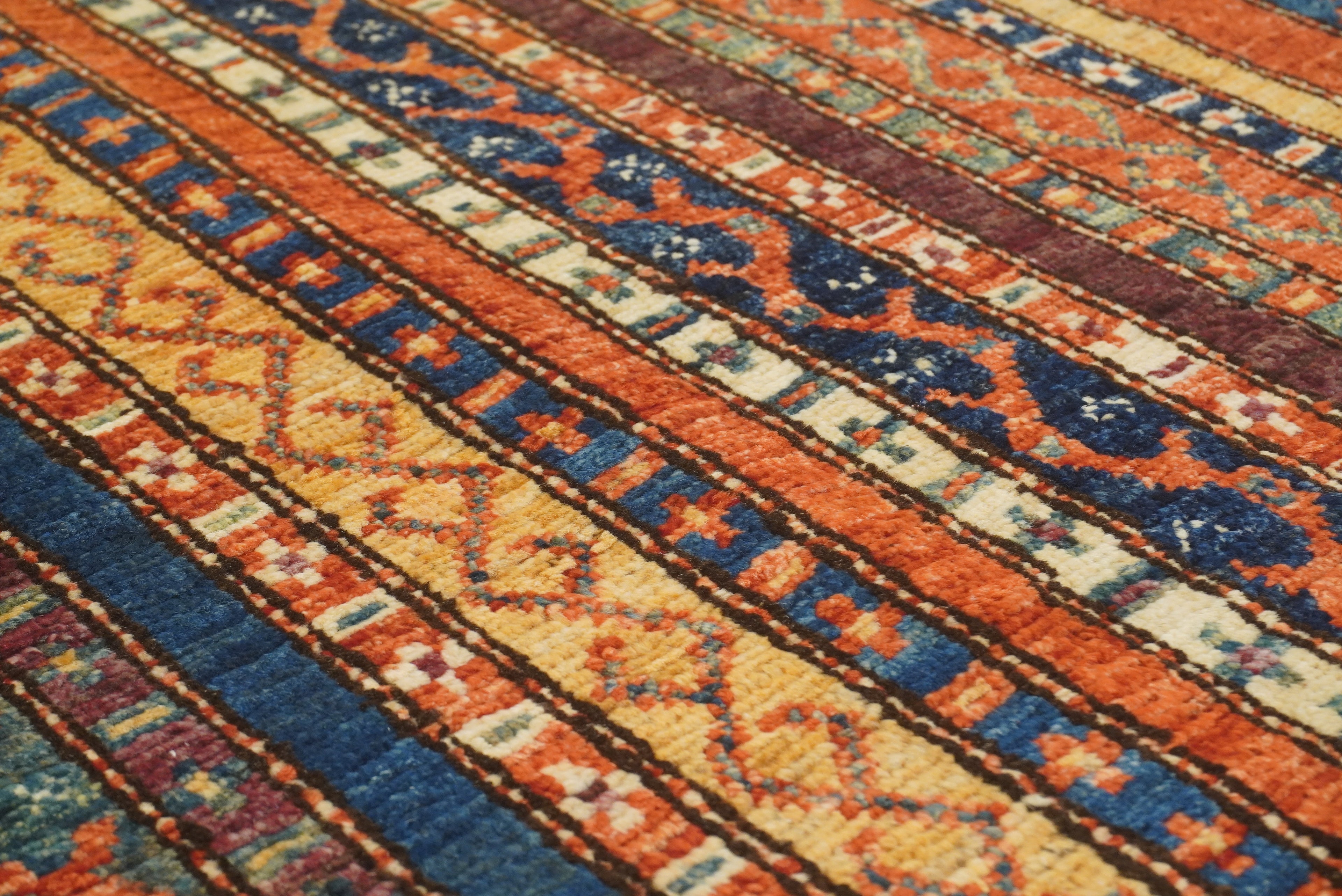 3x4 Rust Orange Turkish Style Hand knotted Rug - Yildiz Rugs